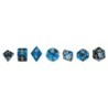 Dadi - oblivion - blu - 7 pezzi