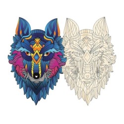 Artefakt Holzpuzzle 2 in 1 Wolf 180 Teile