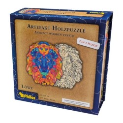 Artefact puzzle en bois 2 en 1 Lion 177 pcs
