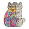 Artefact puzzle en bois 2 en 1 Chat 160 pcs