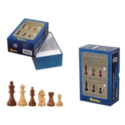 Schachfig. Sigismund, KH 78mm, gewichtet, in Setup Box