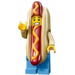 LEGO Minifigure Serie 13 71008 Uomo travestito da hot dog