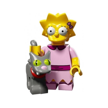 LEGO Die Simpsons Minifiguren Serie 2 71009 Lisa Simpson mit Schneeball