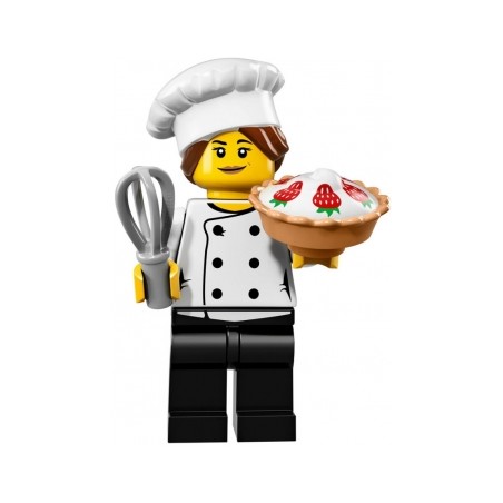LEGO Minifigure Serie 17 71018 Chef gourmet