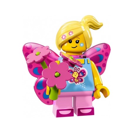 LEGO Minifigure Serie 17 71018 Ragazza travestita da farfalla