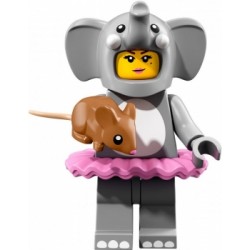 LEGO Minifiguren Serie 18 71021 Mädchen im Elefantenkostüm