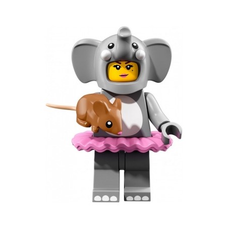 LEGO Minifigure Serie 18 71021 Ragazza travestita da elefante