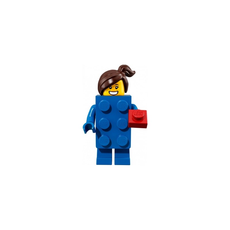 LEGO Minifiguren Serie 18 71021 Mädchen im LEGO-Stein-Kostüm