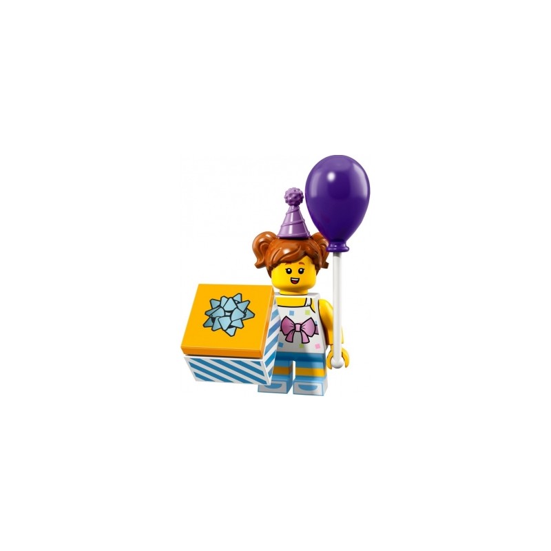 LEGO Minifigure Serie 18 71021 Ragazza della festa di compleanno