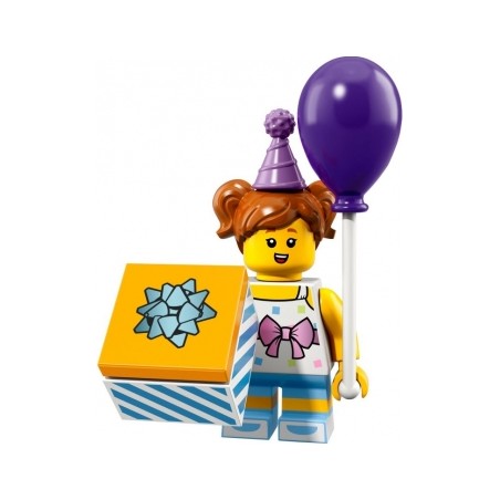 LEGO Minifigure Serie 18 71021 Ragazza della festa di compleanno