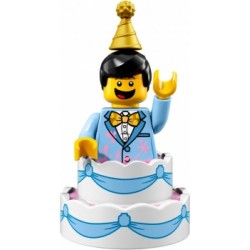 LEGO Minifigures Série 18 71021 Homme gâteau d'anniversaire