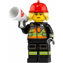 LEGO Minifigures Série 19 71025 Femme pompier