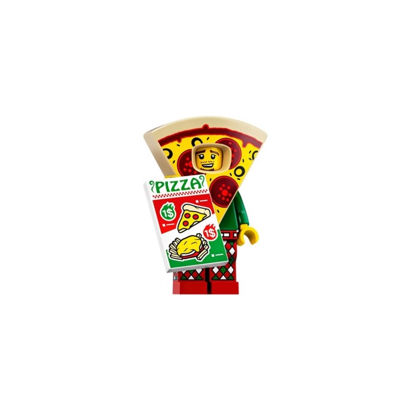 LEGO Minifigure Serie 19 71025 Uomo travestito da pizza