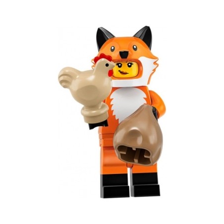 LEGO Minifigure Serie 19 71025 Ragazza travestita da volpe