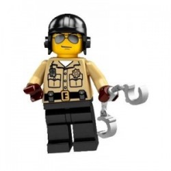 LEGO Minifigures Série 2 8684 Policier motard