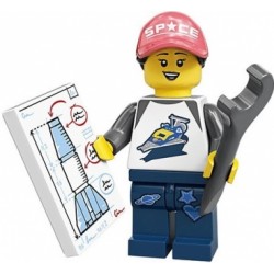 LEGO Minifigure Serie 20 71027 Ragazza con il razzo