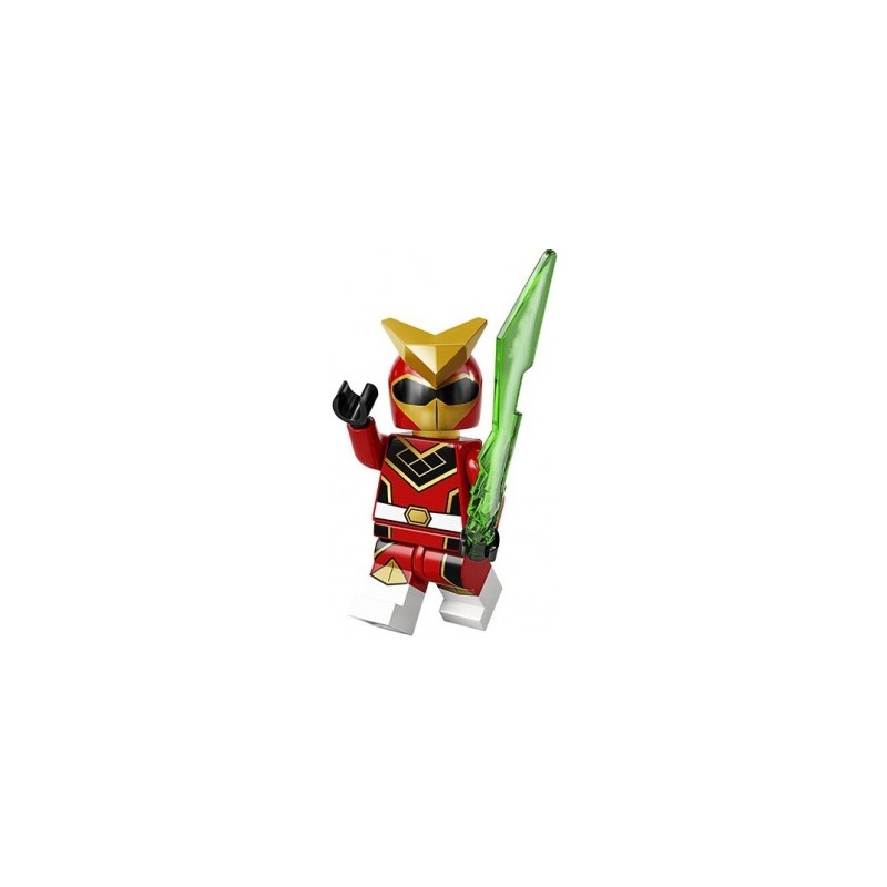 LEGO Minifigure Serie 20 71027 Power Ranger rosso