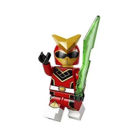 LEGO Minifigure Serie 20 71027 Power Ranger rosso