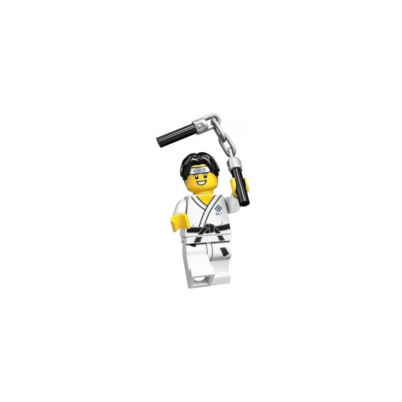 LEGO Minifiguren Serie 20 71027 Karateka mit Nunchaku