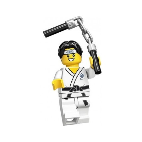 LEGO Minifiguren Serie 20 71027 Karateka mit Nunchaku