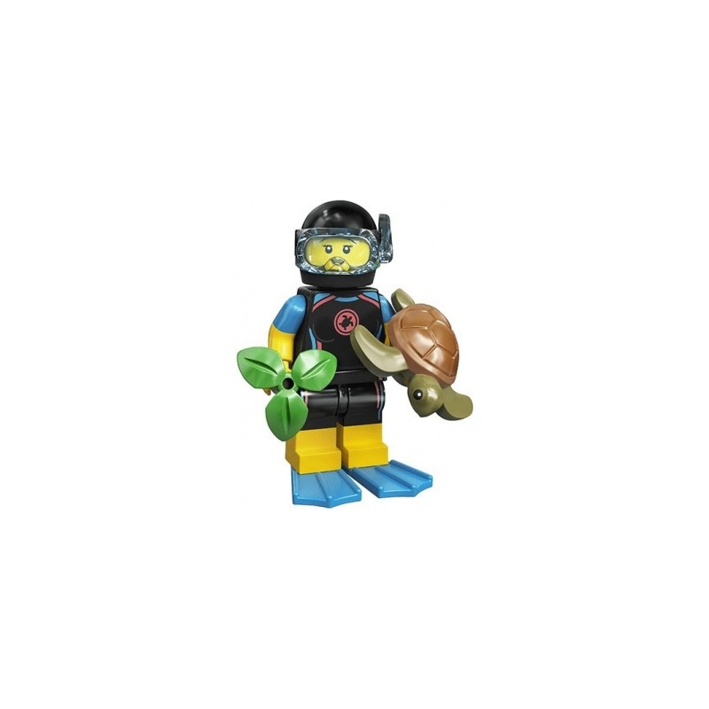 LEGO Minifigure Serie 20 71027 Sub con tartaruga