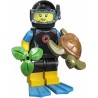 LEGO Minifiguren Serie 20 71027 Taucherin mit Schildkröte