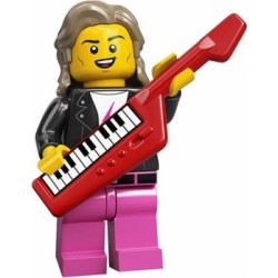 LEGO Minifiguren Serie 20 71027 Musiker mit Synthesizer