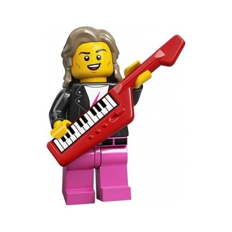 LEGO Minifiguren Serie 20 71027 Musiker mit Synthesizer