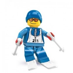 LEGO Minifiguren Serie 2 8684 Skifahrer