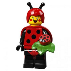 LEGO Minifiguren Serie 21 71029 Mädchen im Marienkäferkostüm