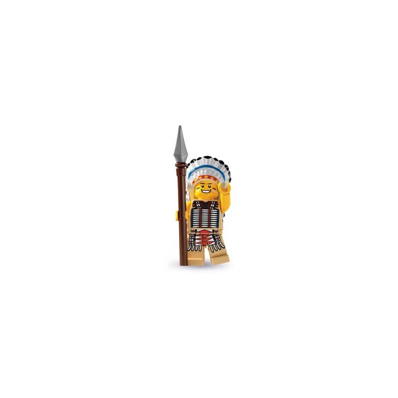 LEGO Minifiguren Serie 3 8803 Stammeshäuptling