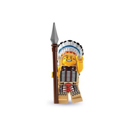 LEGO Minifiguren Serie 3 8803 Stammeshäuptling