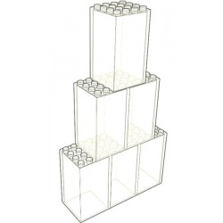 Fabiox 4x4-Vitrine für Minifiguren
