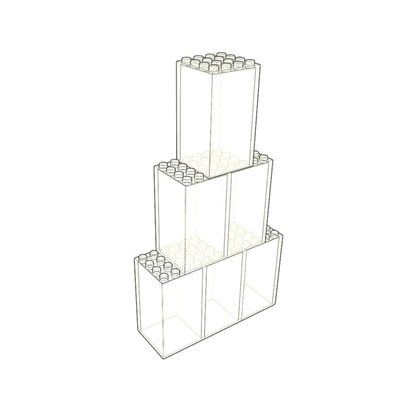 Fabiox 4x4-Vitrine für Minifiguren