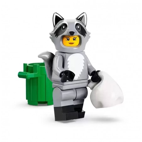LEGO Minifiguren Serie 22 71032 Waschbär-Fan