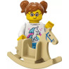 LEGO Minifigure Serie 24 71037 Bambina con cavallo a dondolo