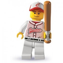 LEGO Minifiguren Serie 3 8803 Baseballspieler