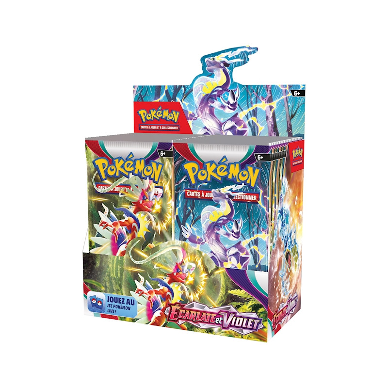 Pokémon Display mit 36 Boostern SV01 Karmesin & Purpur (französisch)