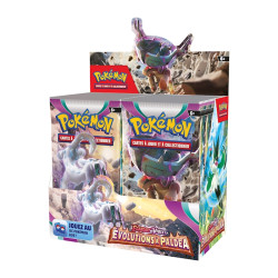 Pokémon Display mit 36 Boostern SV02 Entwicklungen in Paldea (französisch)