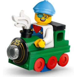 LEGO Minifiguren Serie 25 71045 Junge im Eisenbahnkostüm