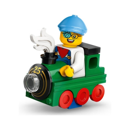 LEGO Minifiguren Serie 25 71045 Junge im Eisenbahnkostüm